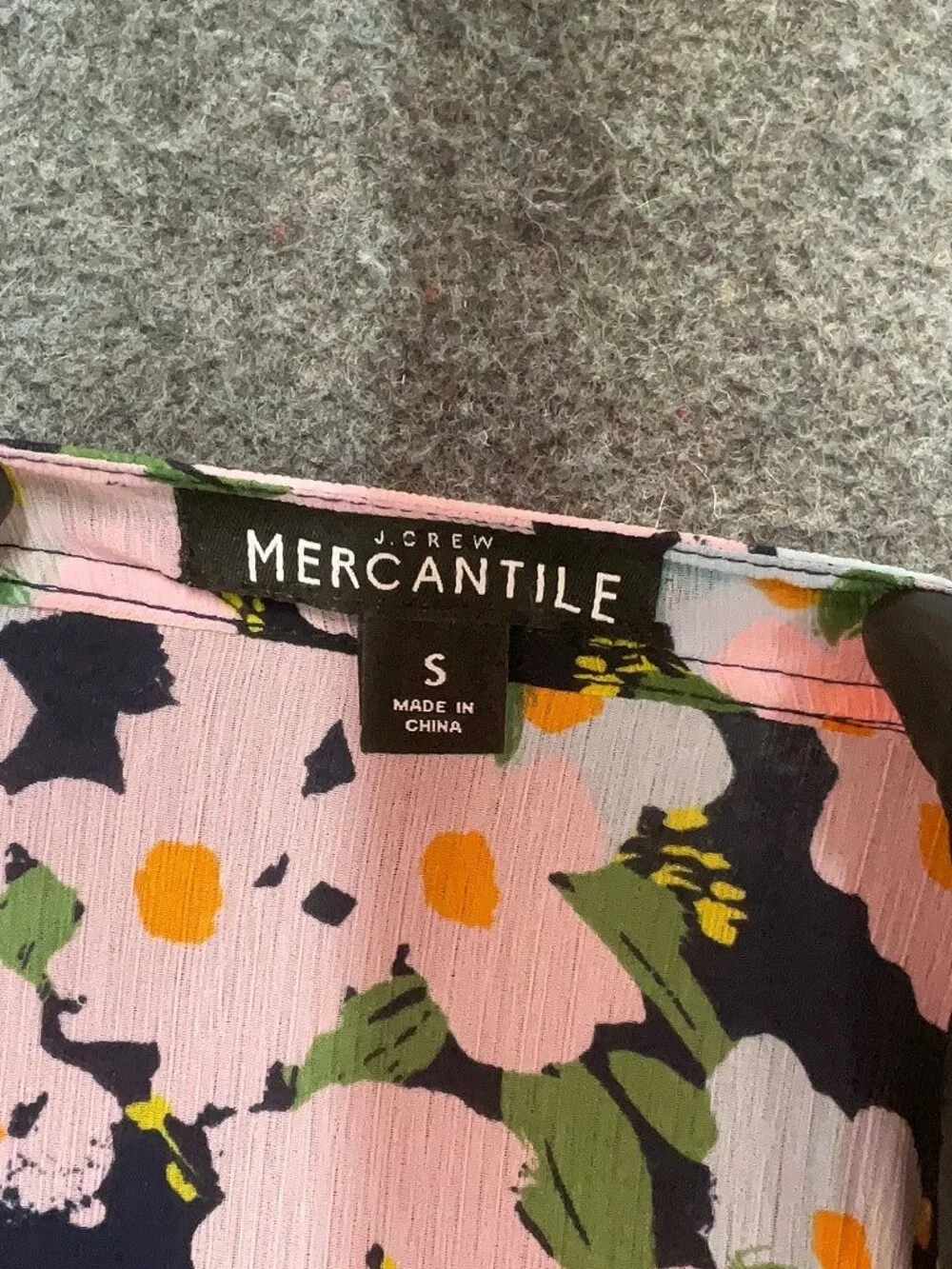 J Crew Mercantile Floral Midi Dress Size S Sheer Romantic Cottagecore Feminine - Picture 6 of 7